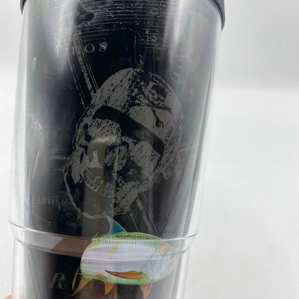 Tervis Guy Harvey Shark Pirate Map Ship 24oz Fish Grey St Philips